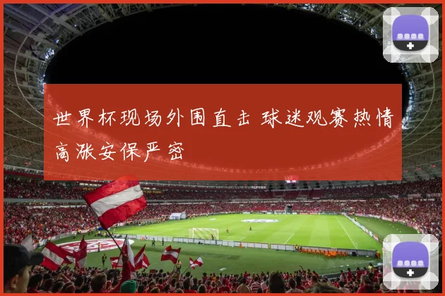 世界杯现场外围直击 球迷观赛热情高涨安保严密